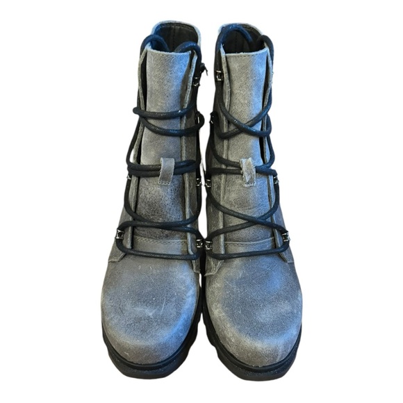 SOREL Joan Of Artic III Wedge Lace Boots Size 8 - Picture 4 of 8
